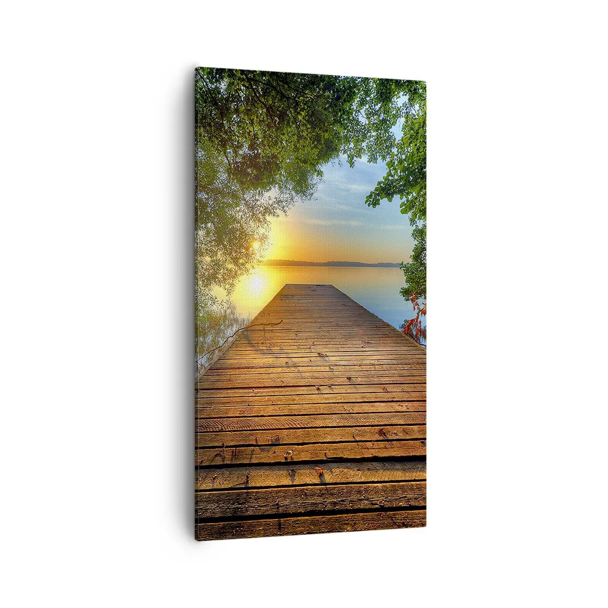 Impression sur toile - Image sur toile - Prenez votre temps, asseyez-vous - 55x100 cm