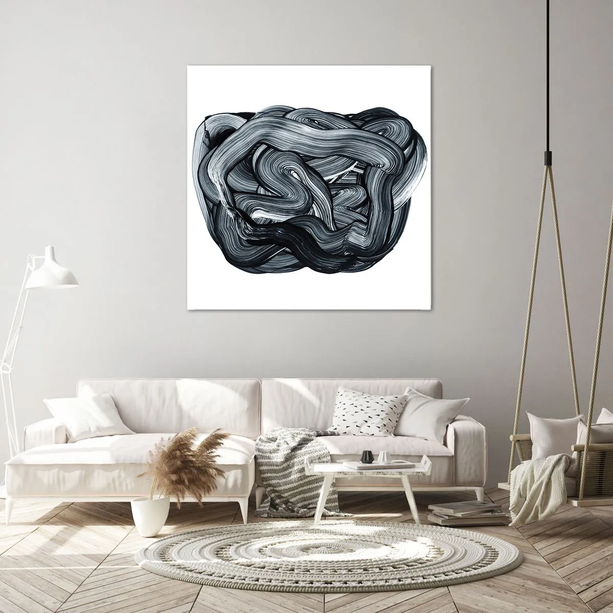 Impression sur toile - Image sur toile - Ce n'est pas si simple - 70x70 cm