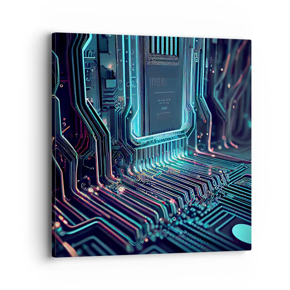 Impression sur toile - Image sur toile - Je pense comme ça… - 40x40 cm