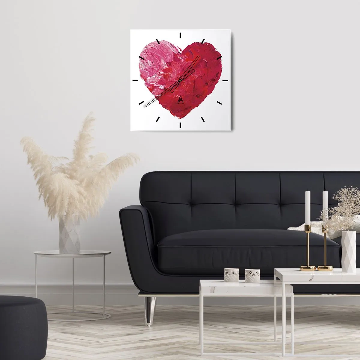 Horloge murale - Pendule murale - All you need is love - 40x40 cm