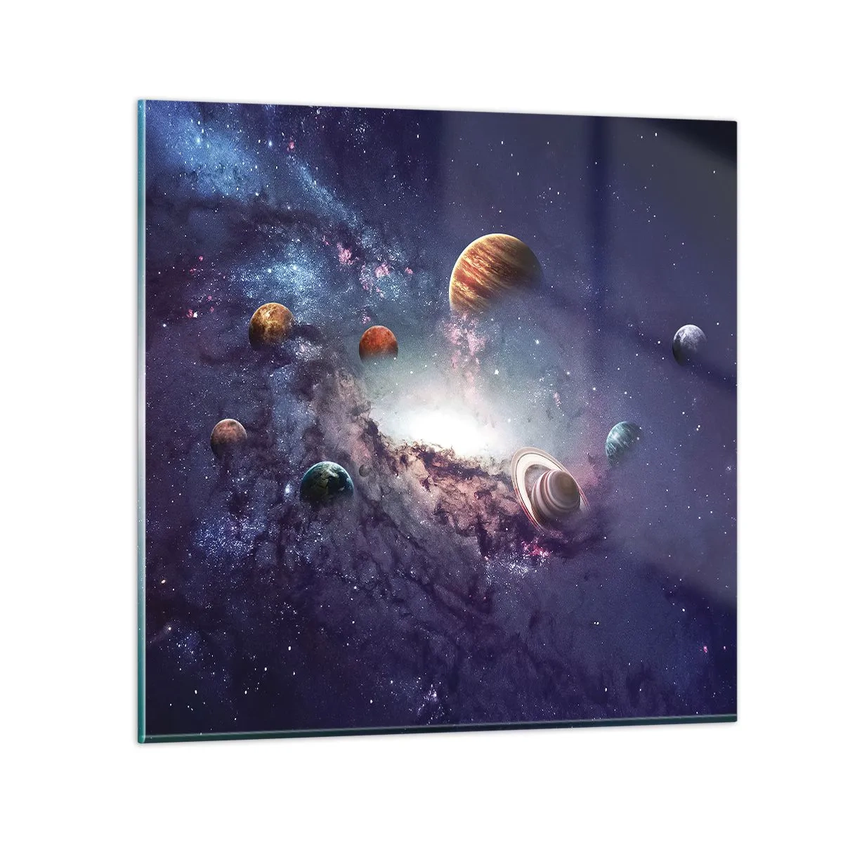 Impression sur verre - Image sur verre - Système de danse solaire - 40x40 cm