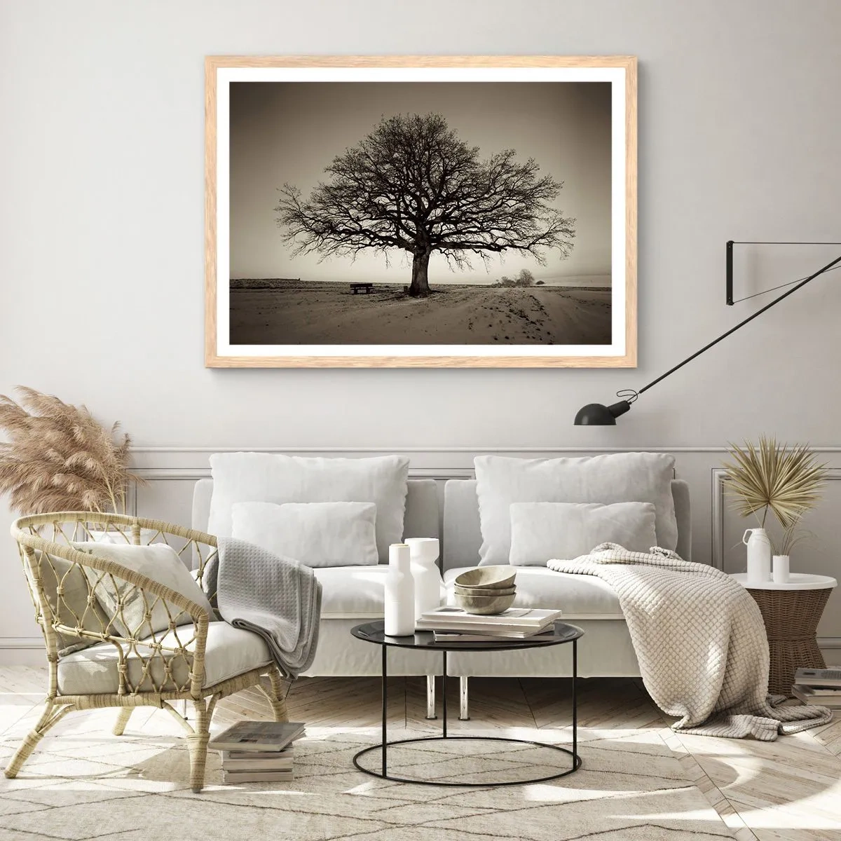 Affiche dans un chêne clair - Poster - D'ici à l'éternité - 70x50 cm