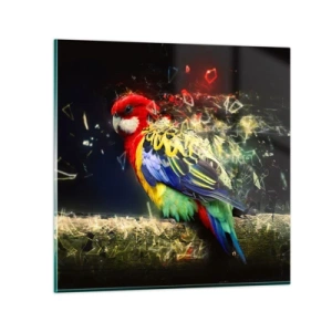 Impression sur verre - Image sur verre - Messager d'éclat - 30x30 cm