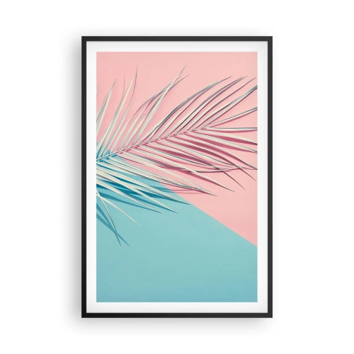 Affiche dans un cadre noir - Poster - Impression tropicale - 61x91 cm