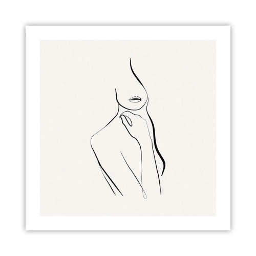 Affiche - Poster - Vague de mélancolie - 50x50 cm