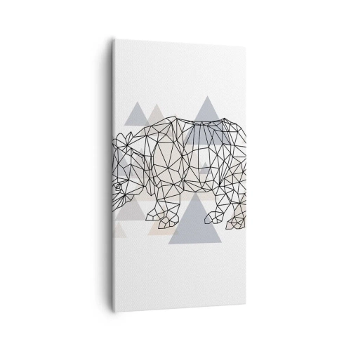 Impression sur toile - Image sur toile - Structure de force - 55x100 cm