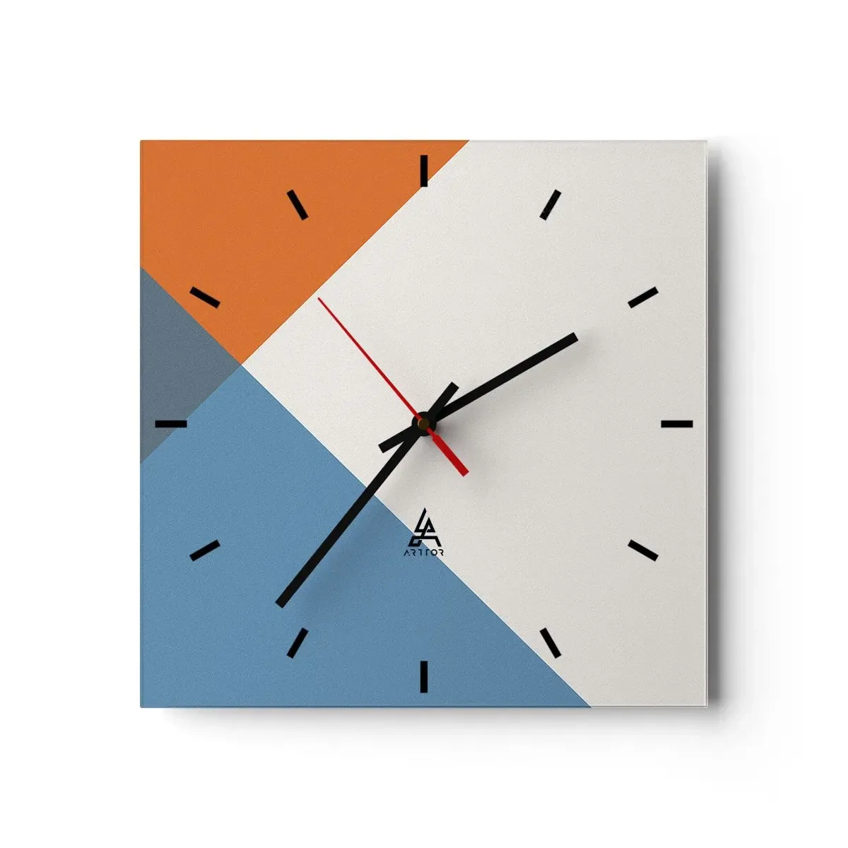 Horloge murale - Pendule murale - Sous cette angle.... - 40x40 cm