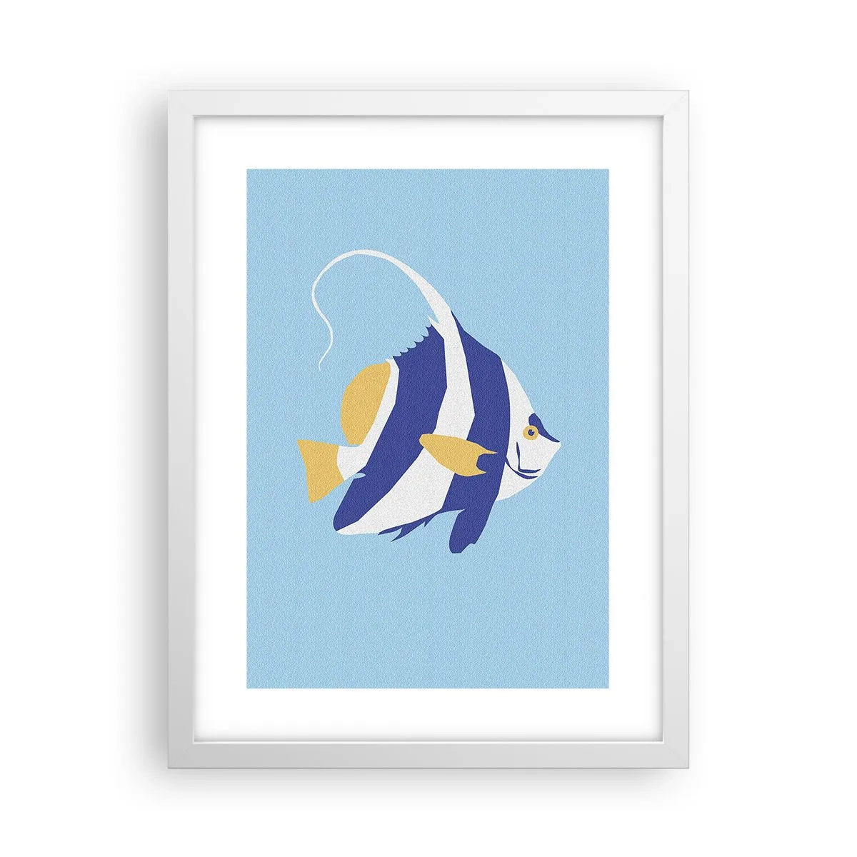 Affiche dans un cadre blanc - Poster - Miss eaux tropicales - 30x40 cm