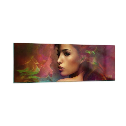 Impression sur verre - Image sur verre - Plus beau qu'un arc-en-ciel, aussi délicat qu'un brouillard - 90x30 cm