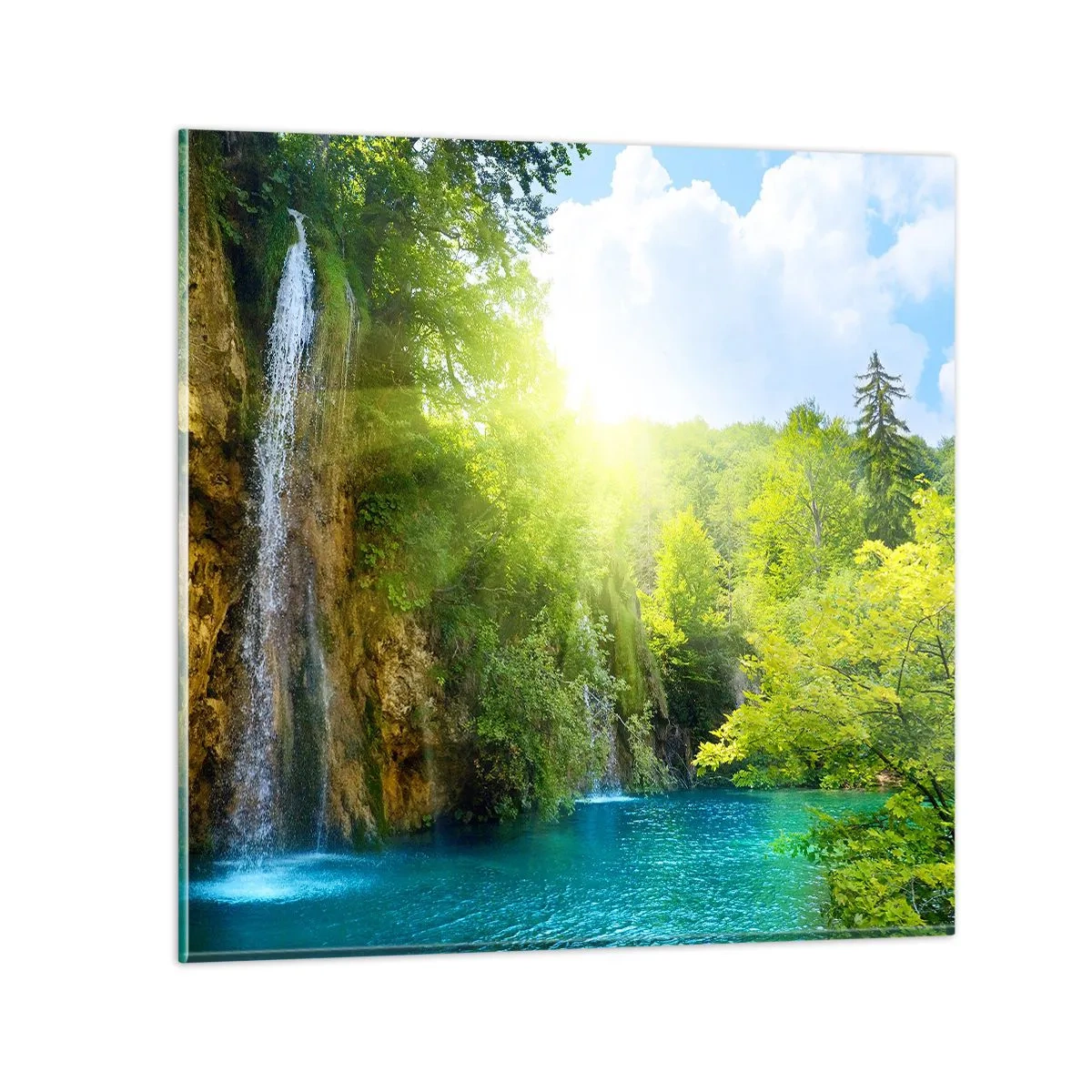 Impression sur verre - Image sur verre - Ce doit être le paradis ici - 70x70 cm