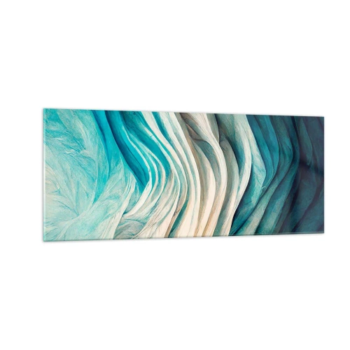 Impression sur verre - Image sur verre - Insatiabilité bleue - 100x40 cm