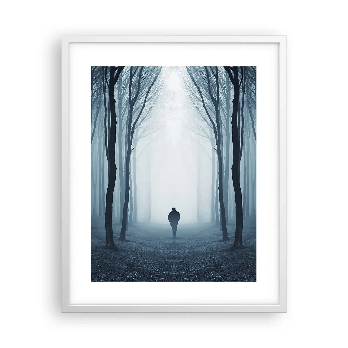 Affiche dans un cadre blanc - Poster - Tout est simple et clair - 40x50 cm