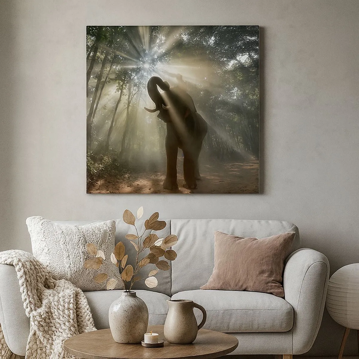 Impression sur toile - Image sur toile - Sous la bonne étoile - 30x30 cm