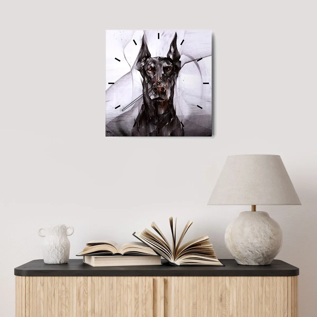 Horloge murale - Pendule murale - Né noble - 40x40 cm