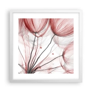 Affiche dans un cadre blanc - Poster - Avant le départ - 40x40 cm