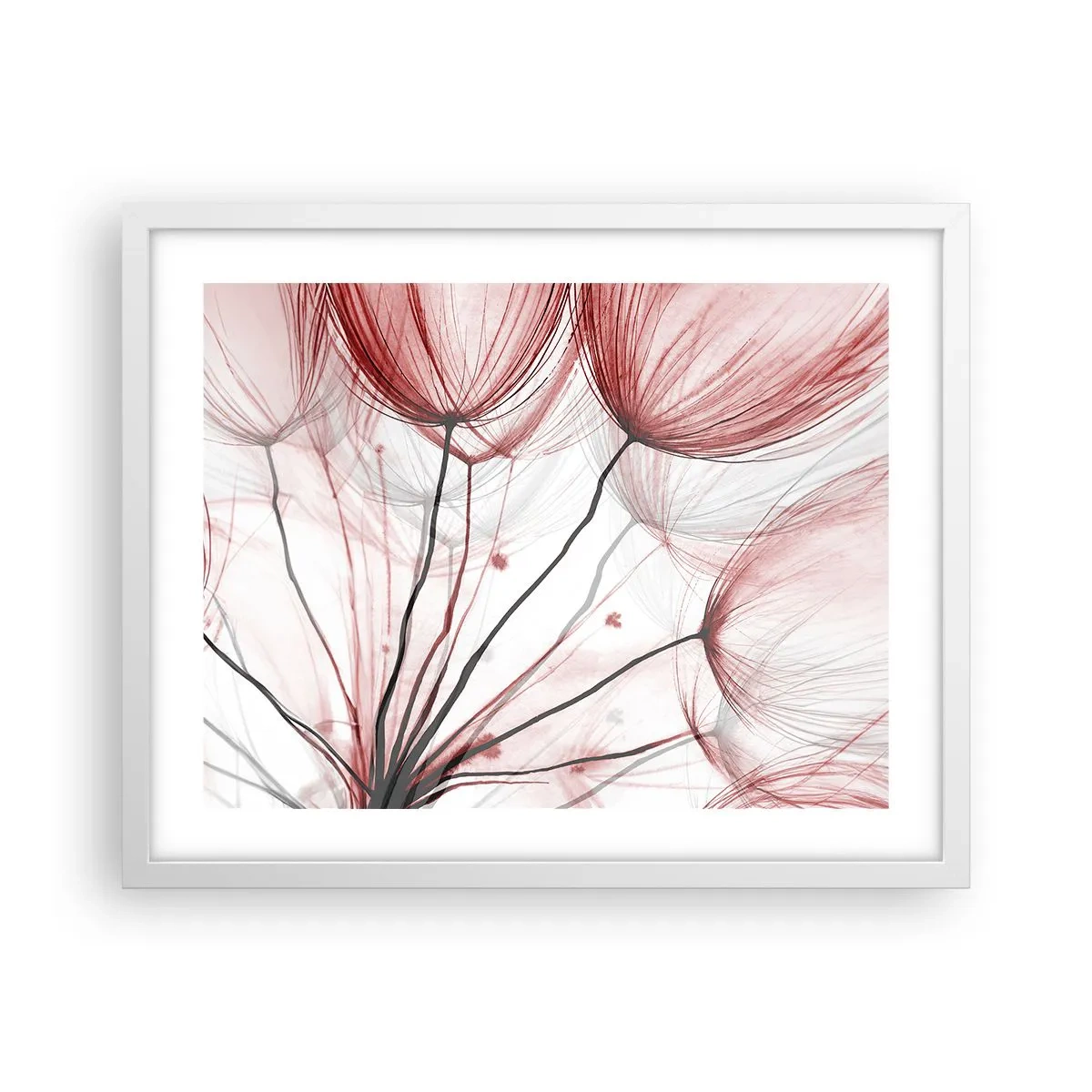 Affiche dans un cadre blanc - Poster - Avant le départ - 50x40 cm