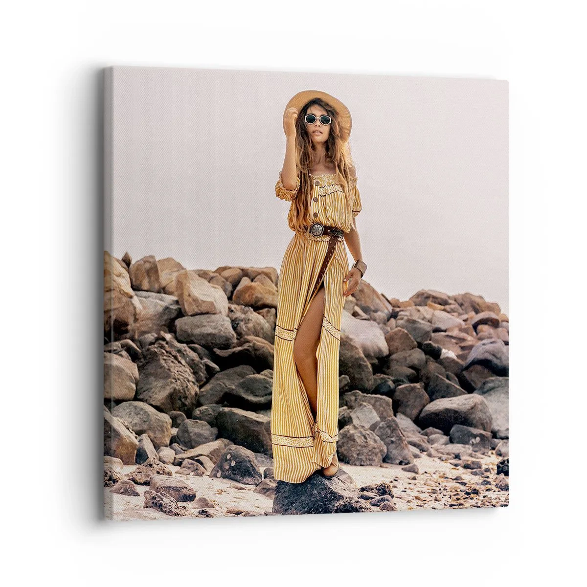 Impression sur toile - Image sur toile - La magie des pierres - 30x30 cm