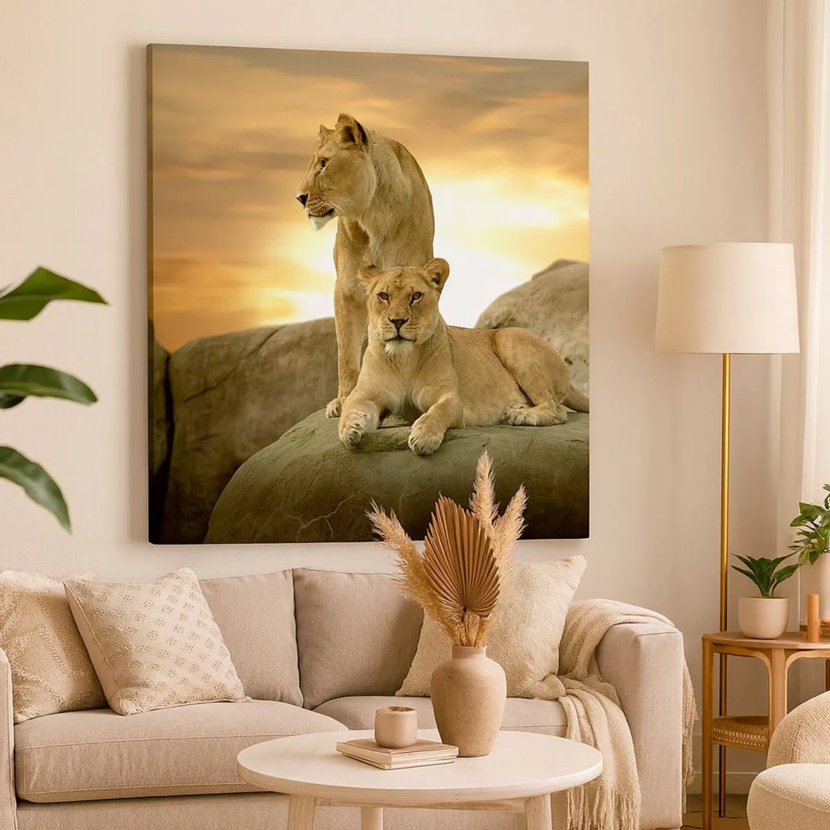 Impression sur toile - Image sur toile - Majesté royale - 30x30 cm