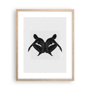 Affiche dans un chêne clair - Poster - Une âme commune - 40x50 cm