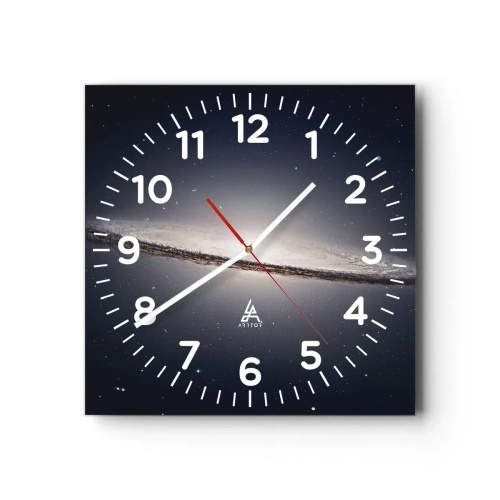 Horloge murale - Pendule murale - Il y a bien longtemps, dans une galaxie très lointaine… - 30x30 cm