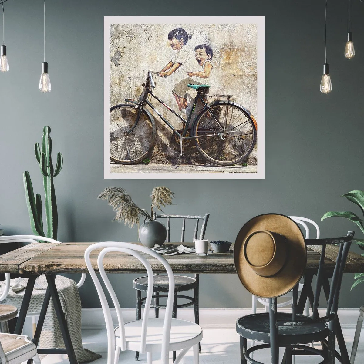 Affiche - Poster - Vrai ou faux? - 40x40 cm