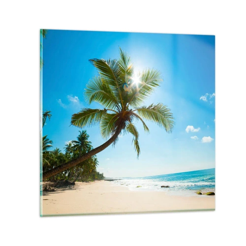 Impression sur verre - Image sur verre - Ne rien montrer à personne - 70x70 cm