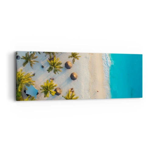 Impression sur toile - Image sur toile - Bienvenue au paradis - 90x30 cm