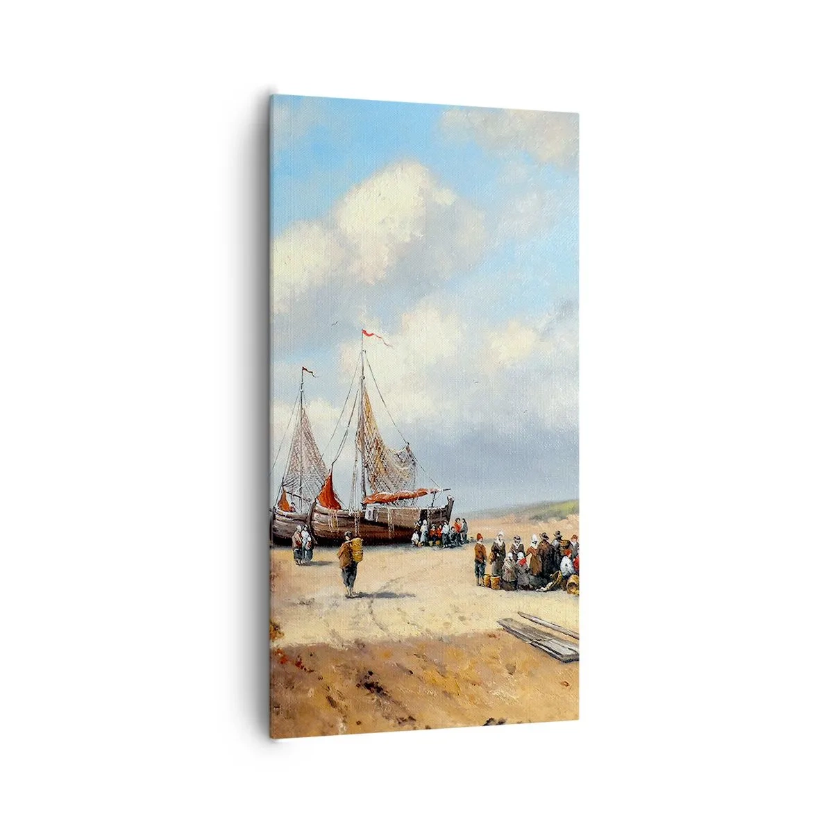 Impression sur toile - Image sur toile - Après une capture réussie - 65x120 cm