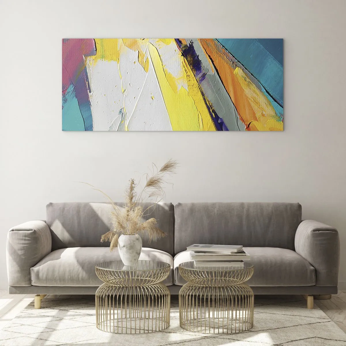 Impression sur verre - Image sur verre - Anatomie du monde - 100x40 cm