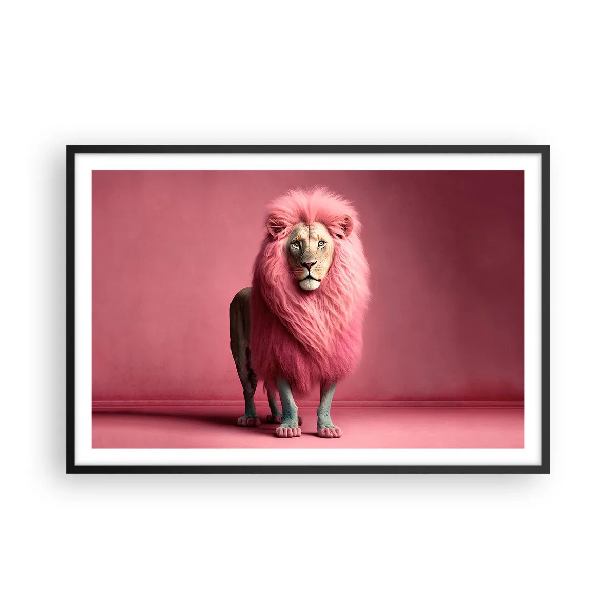 Affiche dans un cadre noir - Poster - Et tu n'as plus peur - 91x61 cm