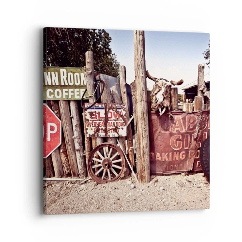 Impression sur toile - Image sur toile - Et le temps s'est arrêté - 40x40 cm