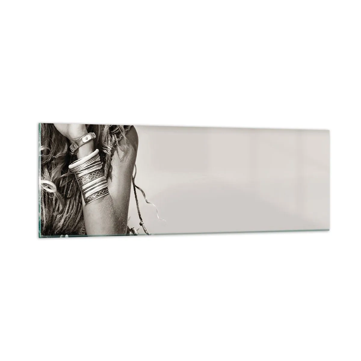 Impression sur verre - Image sur verre - Comment va la fille - 90x30 cm