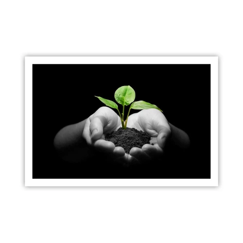 Affiche - Poster - J'aime la nature, je la protège - 91x61 cm