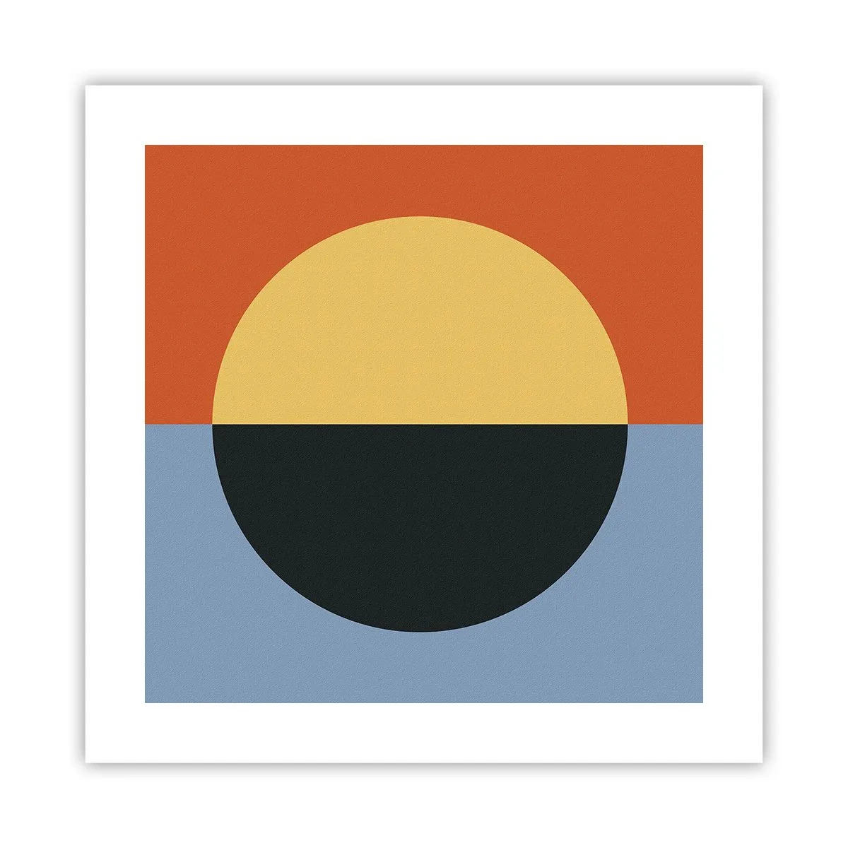 Affiche - Poster - Composition de chaleur et de fraîcheur - 40x40 cm