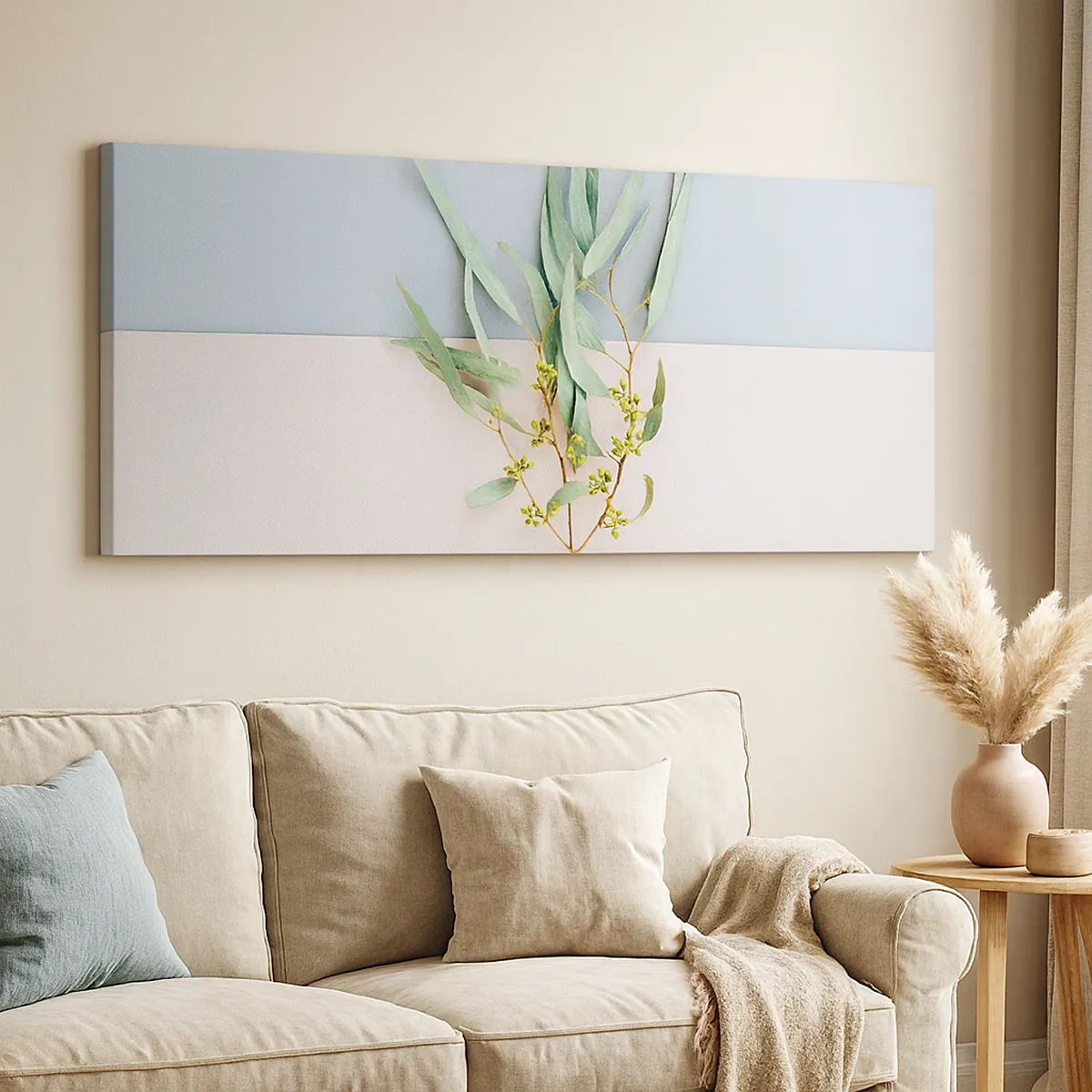 Impression sur toile - Image sur toile - Subtilité pastel - 30x30 cm