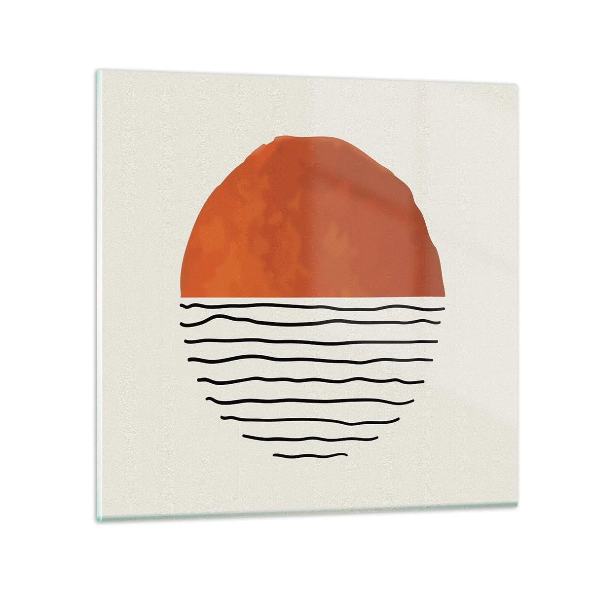 Impression sur verre - Image sur verre - Dans un climat japonnais - 60x60 cm