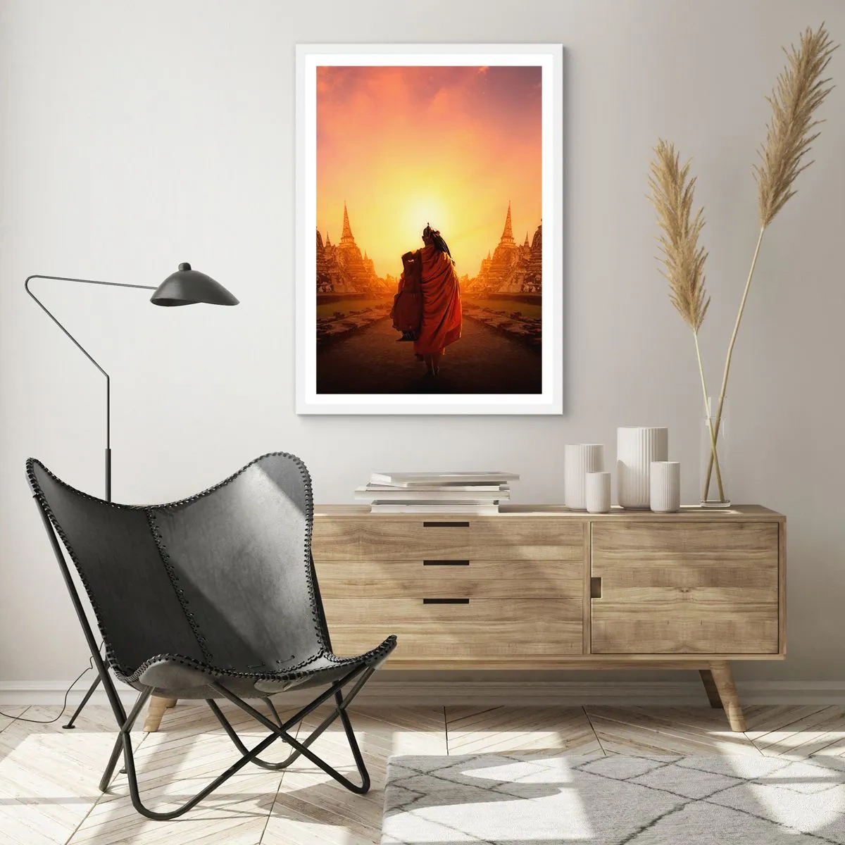 Affiche dans un cadre blanc - Poster - En paix pour l'éternité - 61x91 cm