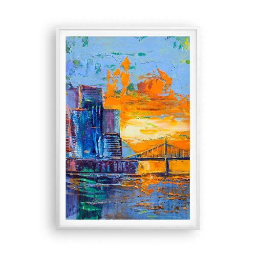 Affiche dans un cadre blanc - Poster - Culture et nature - 70x100 cm