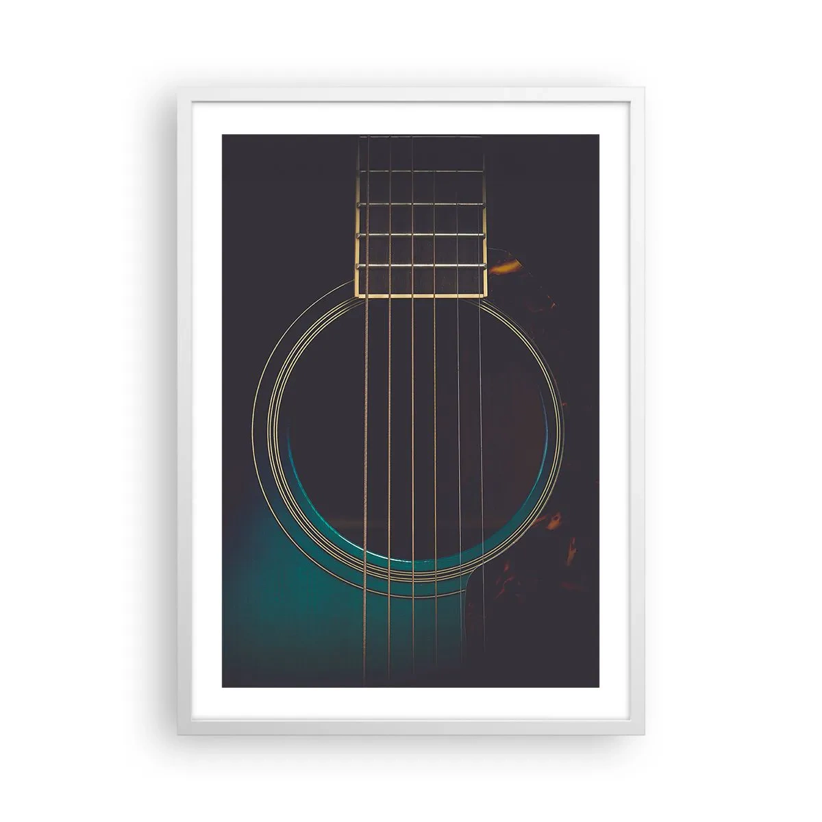 Affiche dans un cadre blanc - Poster - Le calme avant la tempête - 50x70 cm