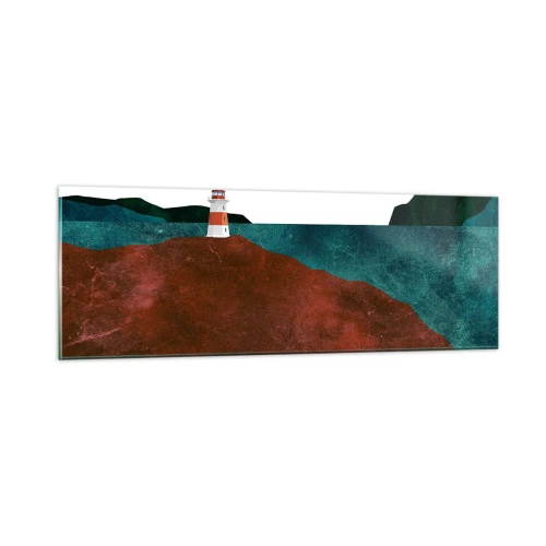 Impression sur verre - Image sur verre - En regardant la mer - 90x30 cm