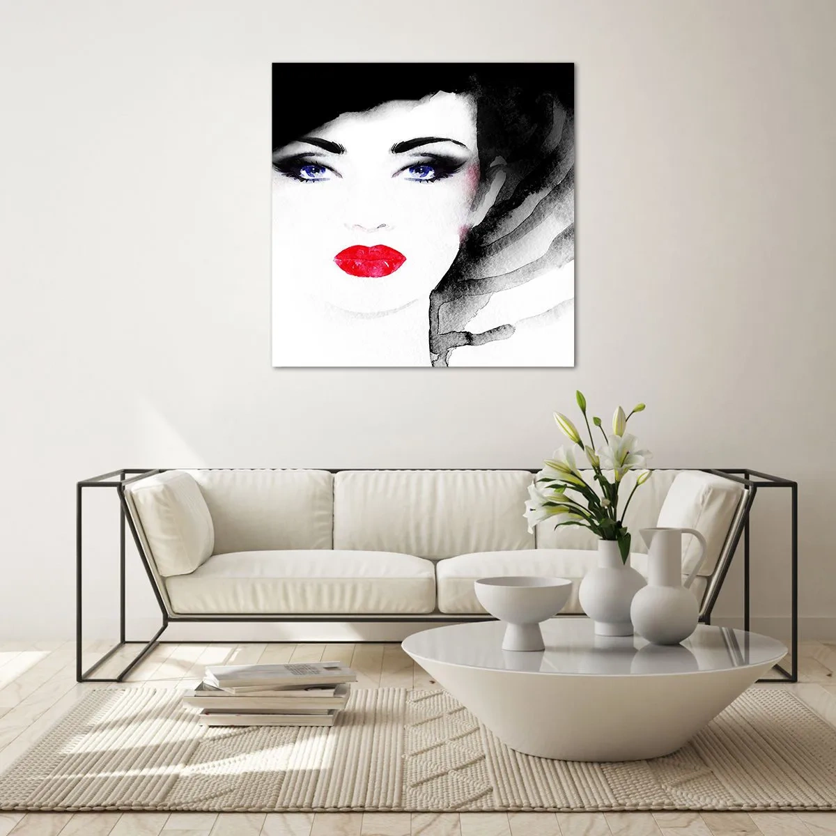 Impression sur verre - Image sur verre - Elle repousse et attire - 50x50 cm