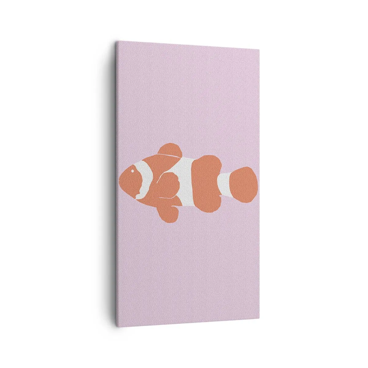 Impression sur toile - Image sur toile - En corail sur le visage et la queue - 45x80 cm