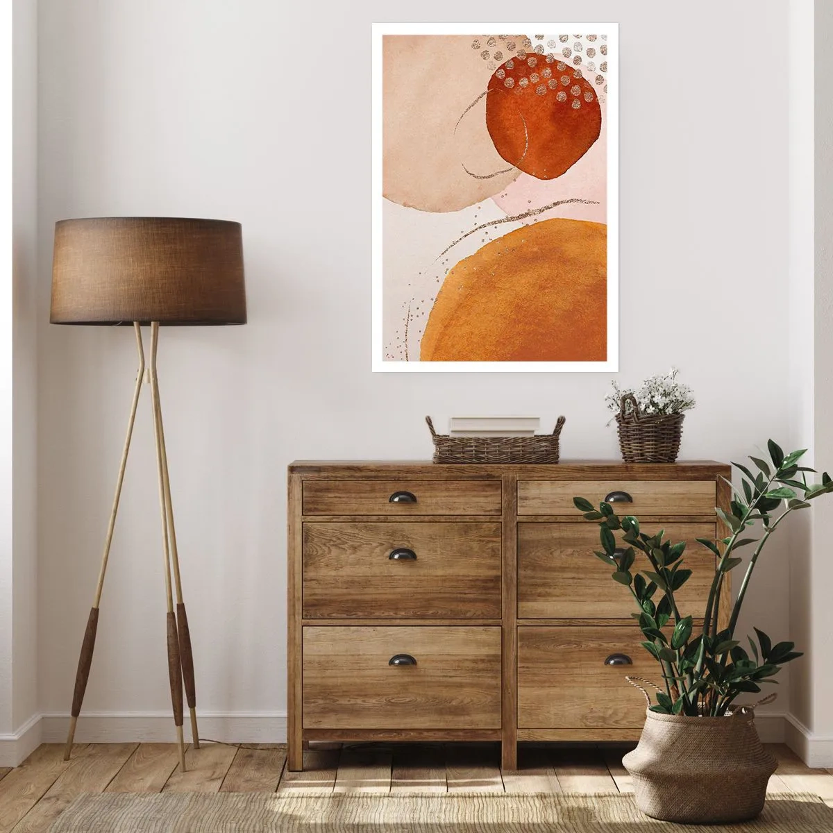 Affiche - Poster - Rondeur et mouvement - 40x50 cm