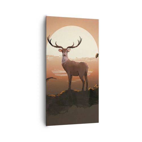 Impression sur toile - Image sur toile - Cette nuit ne ressemble à aucune autre - 65x120 cm