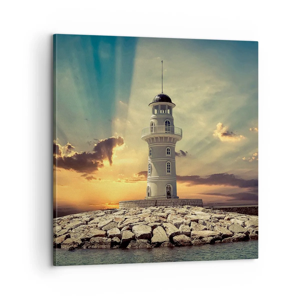 Impression sur toile - Image sur toile - Lumière - Bonté - Beauté - 60x60 cm