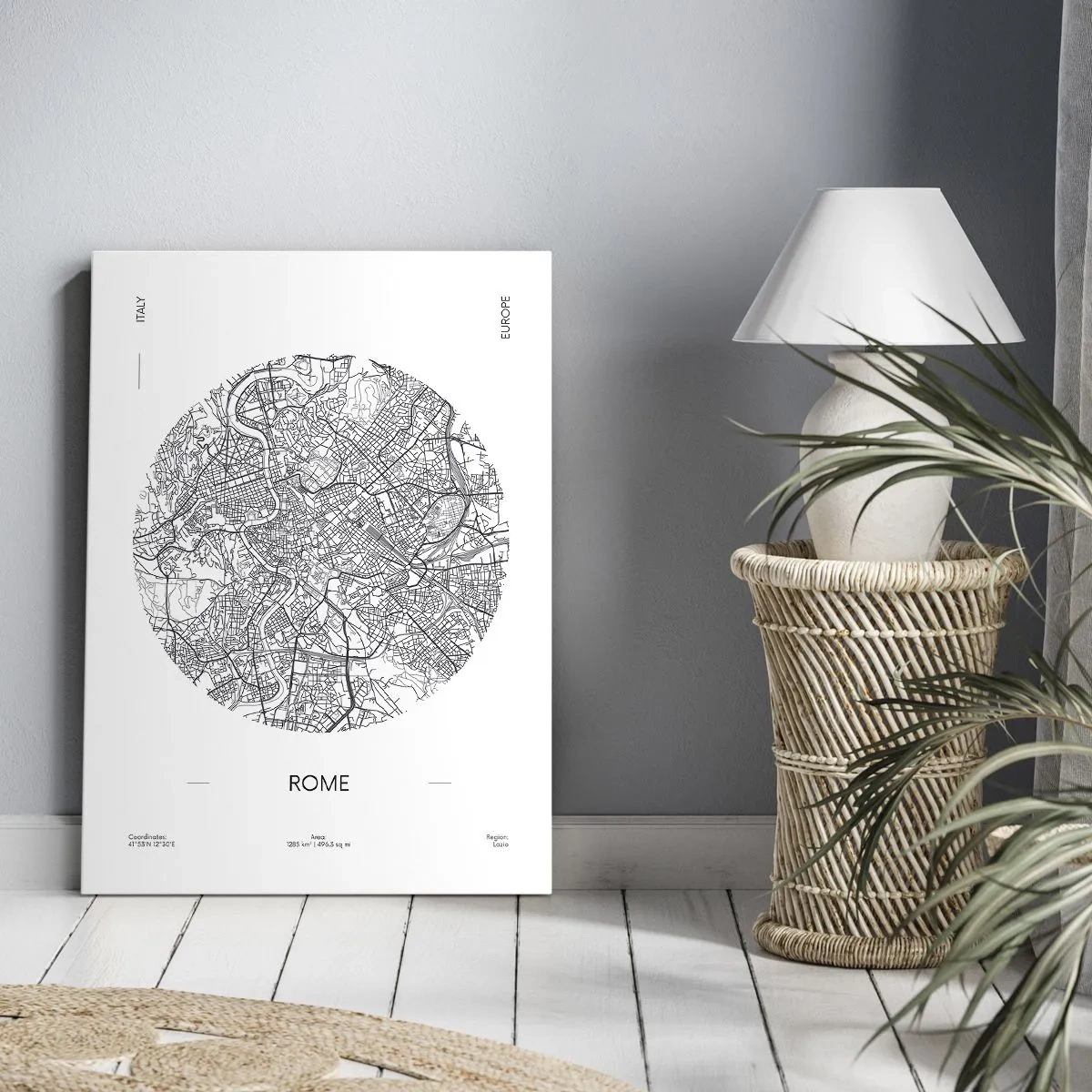 Impression sur toile - Image sur toile - Anatomie de Rome - 55x100 cm