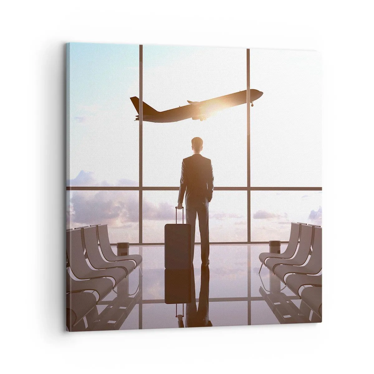 Impression sur toile - Image sur toile - Vous avez le temps, ralentissez - 60x60 cm