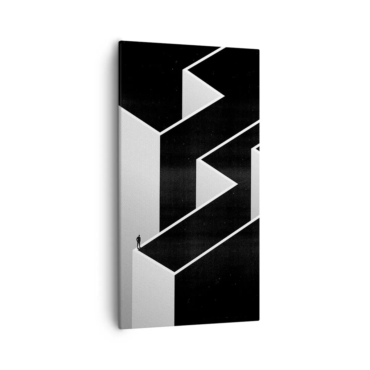 Impression sur toile - Image sur toile - La solitude au sommet - 55x100 cm