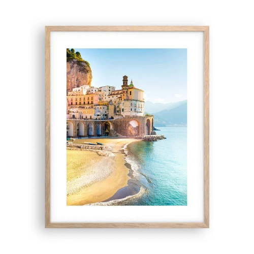 Affiche dans un chêne clair - Poster - La ville est incroyable - 40x50 cm