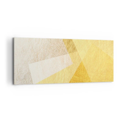 Impression sur toile - Image sur toile - Météo géométrique - 100x40 cm